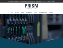 Tablet Screenshot of prismcorporatebroking.com